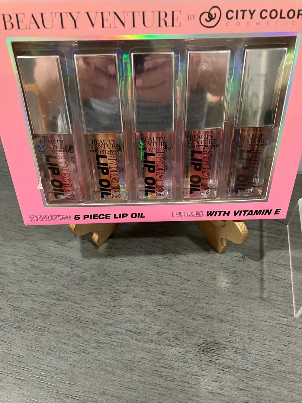 City Color Beauty Venture 5-Piece Lip Oil Set